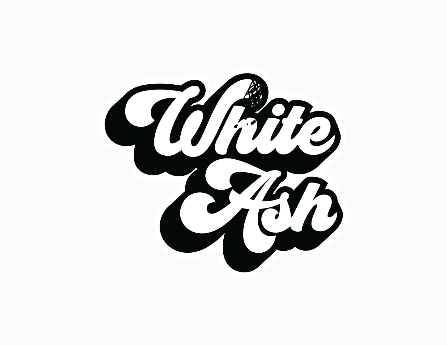 White Ash Sticker